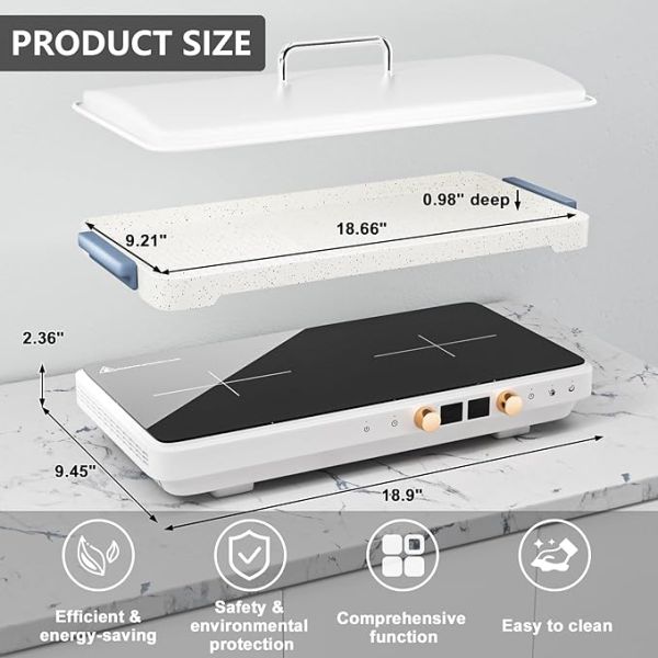 1800W Portable Induction Cooktop